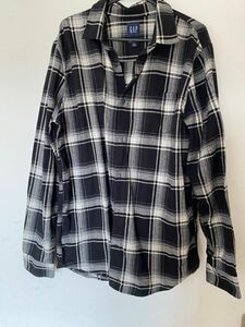 GAP 大きめ　チェックシャツ　Ｌサイズ　日本サイズXL