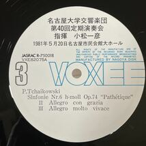 【NAGOYA DISK/自主盤/2LP】 名古屋大学交響楽団 第40回定期演奏会 指揮: 小松一彦 チャイコフスキー 1981年5月20日名古屋市民会館大ホール_画像7