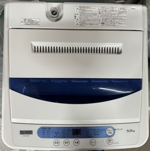 【特価セール】ヤマダセレクト 全自動洗濯機 YWM-T50G1 2019年製 5kg 風乾燥 ステンレス槽