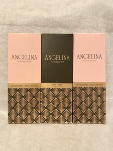 日本未販売 ANGELINA フランスチョコレート 2種3枚 アンジェリーナ チョコ ギフト バレンタイン