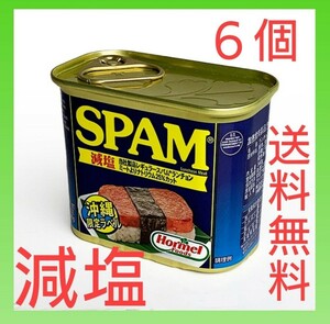 【送料無料】スパム SPAM 減塩 沖縄 ポークランチョンミート おつまみ 保存食 ランチョンミート　