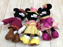 ◇ディズニー TDR ミニーマウス ぬいぐるみバッジ 5点 1P44 【80】_画像3