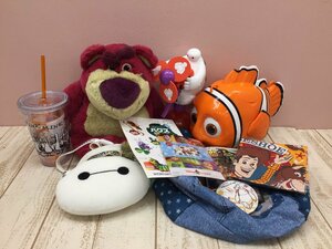 ★◇ディズニー 《大量セット》《未開封品あり》ピクサーグッズ 11点 ロッツォぬいぐるみ ベイマックスポーチ他 1M21 【大型】