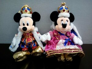 ディズニー TDL ミッキーマウス ミニーマウス ぬいぐるみ シンデレラブレーション2008 2D4 【80】