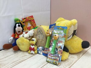 ◇ディズニー 《大量セット》《未開封品あり》プルート＆グーフィーグッズ 10点 ぬいぐるみ PEZほか 2M59 【80】