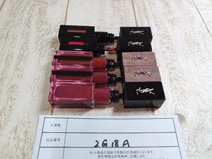 コスメ YSL イヴ・サンローラン 5点 ルージュピュールクチュールヴェルニ ヴィニルクリームほか 2G18A 【60】