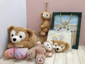 ◇ディズニー ダッフィー＆シェリーメイグッズ 6点 ぬいぐるみ 抱き枕 ぬいぐるみポーチほか 3P16 【80】