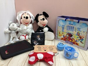 ◇ディズニー 《大量セット》ミッキー＆ミニーグッズ 10点 和装結婚式 ウェディング ぬいぐるみ ほか 3P64 【80】