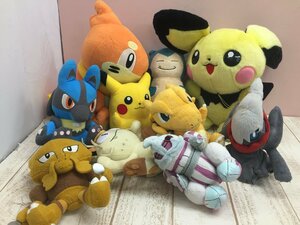 ◇ポケモン 《大量セット》ピカチュウ ピチュー カビゴン ほか ぬいぐるみ 10点 4P21 【大型】