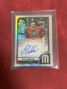 ジョーイ・メネセス MLB 2023 Topps World Baseball Classic Joey Meneses Auto 直筆サイン 