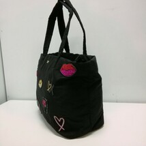 VICTORIA′S SECRET ヴィクトリアズシークレット トートバッグ バック 鞄 ブラック系 ママバッグ_画像5