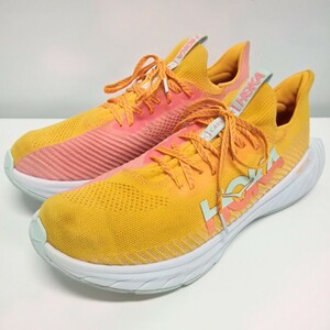 HOKA ONEONE ホカオネオネ スニーカー ランニングシューズ 靴 27cm CARBON X3 カーボン オレンジ