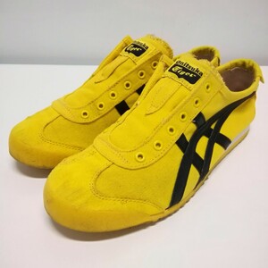 Onitsuka Tiger オニツカタイガー スニーカー シューズ 靴 24cm 1183A746 MEXICO 66 SLIP-ON メキシコ66 イエロー