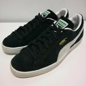 PUMA プーマ スニーカー シューズ 靴 27cm ブラック 374915-01 SUEDE CLASSIC XX1 スウェードクラシック