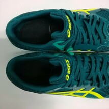 asics アシックス トラック兼用 スパイクシューズ 陸上 靴 24.5cm 1093A167 グリーン_画像8