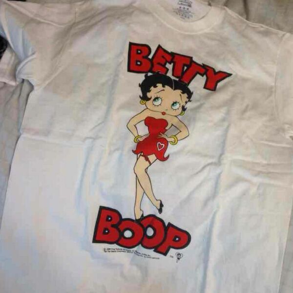 Tシャツ 90s ホワイト　betty boop ベティちゃん　