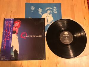 【シュリンク+帯付LP】QUARTERFLASH / BACK INTO BLUE ブルー・タイム(28AP 3078) / クォーターフラッシュ / STEVE LEVINE / 85年日本盤