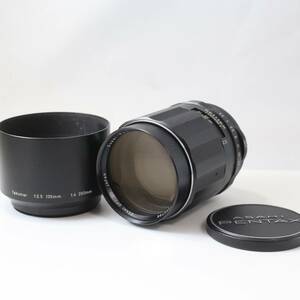 【外観良品】ペンタックス PENTAX Super-Multi-Coated TAKUMAR 135mm F2.5 M42マウント レンズ フード 前キャップ セット (同梱OK)S575