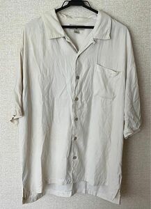 Tommy Bahama シルク オープンカラー シャツ アロハシャツ 半袖 半袖シャツ 開襟 オープンカラーシャツ 古着