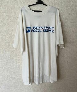 UNITED STATES POSTAL SERVICE 半袖Tシャツ USPS Tシャツ ホワイト 半袖 白 ロゴ 古着 XL