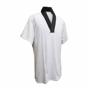 # gentleman for Japanese clothes underwear # cotton T-shirt half underskirt short sleeves L size ot-101(1 black )