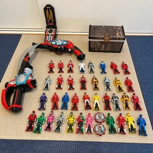 海賊戦隊ゴーカイジャー　レンジャーキー37個　モバイレーツ　ゴーカイサーベル　ゴーカイガン 手作り宝箱　セット　オマケ付きゼンカイ