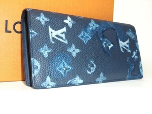 ◇美品LOUIS VUITTON ルイヴィトン　モノグラム・ウォーターカラー　ポルトフォイユ・ブラザNM M80465　長財布