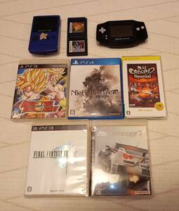 ゲームボーイカラー　アドバンス　PS4・3 PSP ソフト　ドラゴンボール　リッジレーサー7　ニーアオートマタ FF ポケモン　テトリスまとめて