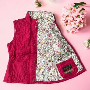 ★ Barbour ★ バブアー キルティング　ベスト　花柄