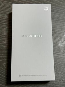 【新品未使用品】Xiaomi 13T ブラック SIMフリー