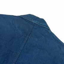 美品 45R フォーティーファイブアール 藍染 3Bテーラードジャケット サイズ2/M相当 濃紺 インディゴ染め 日本製 襟部分に色褪せ有 A2212_画像8