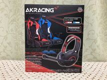 ゲーミングヘッドフォン　AKRACINGライセンス商品　レッド　赤　プライズ品　非売品_画像1