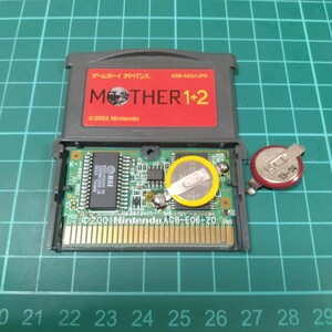 MOTHER　1+2　電池交換済　GBA　ゲームボーイアドバンス　マザー1・2