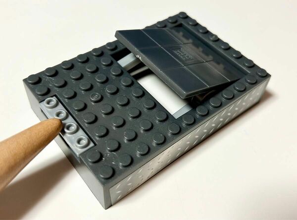 MEGA BLOKS 発射台　ステップ　グレー　LEGO互換性あり　珍品　部品