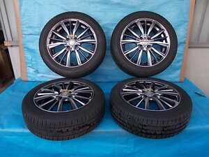 エコピア NH100C 185/55R16 レオニス 6J 4穴 アルミ付 4本set №HR40269