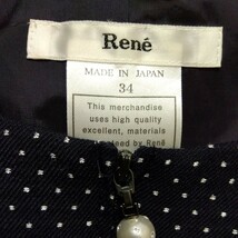 Rene　☆未使用に近い☆　ルネ　ドットティアードワンピース　ネイビー_画像6