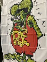 Rat Fink・ラット フィンク バーナー フラッグ 旗 ガレージ 雑貨 アメリカン 装飾 看板 旗 グッツ ポスター グッツ インテリア 150×90_画像1