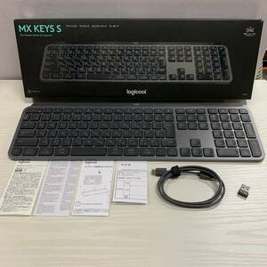 ロジクール MX KEYS S ワイヤレス キーボード KX800sGR Bluetooth Logi Bolt Unifying非対応 Smart Actions 対応 国内正規品　美品！