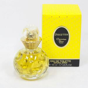 美品◆ディオール【Christian Dior】DOLCE VITA ドルチェヴィータ 50ml オードトワレ 香水 残量多 9割以上2402-K0178V(NT)