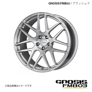 GNOSIS FMB03 ニッサン エルグランド 2WD E51 ホイール 2本 【 20×8.5J 5-114.3 INSET40 ブラッシュド】