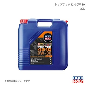 LIQUI MOLY リキモリ エンジンオイル トップテック4210 0W-30 20L ガソリン・ディーゼル兼用 化学合成油 21606 数量:1