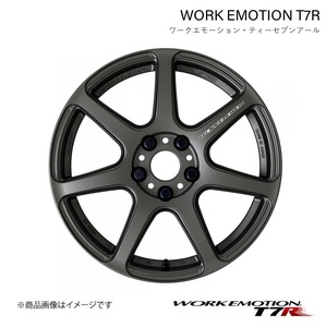 WORK EMOTION T7R スバル BRZ DBA-ZC6 1ピース ホイール 1本【17×7J 5-100 INSET47 マットカーボン】