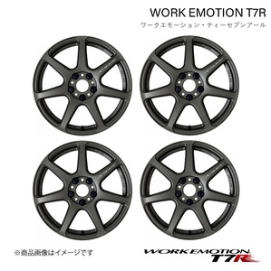 WORK EMOTION T7R トヨタ エスティマ 2WD DBA-ACR50W 1ピース ホイール 4本 1台分【18×7.5J 5-114.3 INSET47 マットカーボン】