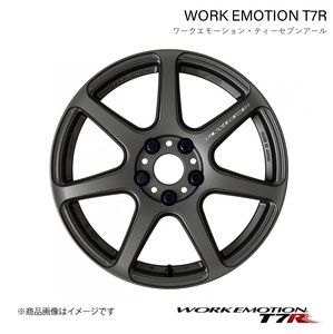 WORK EMOTION T7R トヨタ ist DBA-NCP110 1ピース ホイール 1本【18×7.5J 5-100 INSET38 マットカーボン】