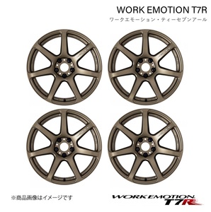 WORK EMOTION T7R レクサス IS350-F SPORT DBA-GSE31 1ピース ホイール 4本 1台分【18×8.5J 5-114.3 INSET38 アッシュドチタン】