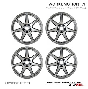 WORK EMOTION T7R トヨタ アルファード/ヴェルファイア DBA-AGH30W 1ピース ホイール 4本 1台分【18×7.5J 5-114.3 INSET38 GTS】