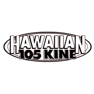 36　送料無料　Hawaiian 105 Kine　白　ステッカー カッティングシール hawaii ハワイアン　USDM JDM