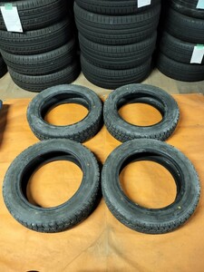 【G0219】GOODYEAR ICENAVI7 155/65R14 スタッドレスタイヤ４本セット