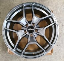 19インチホイール新品4本/１台分　アウディ.VW.ベンツ他へ　ロティフォーム rotiform HUR　アンスラ 8.5-19+45_画像6