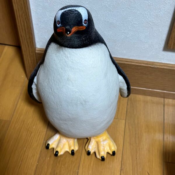 ソフビ フィギュア 動物フィギュア　ジェンツーペンギン ビニールモデル　ペンギン